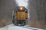 UP 1145 brings up the rear of the train from South Beloit